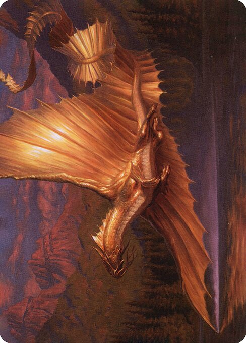 Adult Gold Dragon // Adult Gold Dragon (Adventures in the Forgotten Realms Art Series #58)