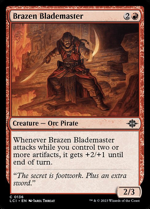 Maître d'épée intrépide|Brazen Blademaster