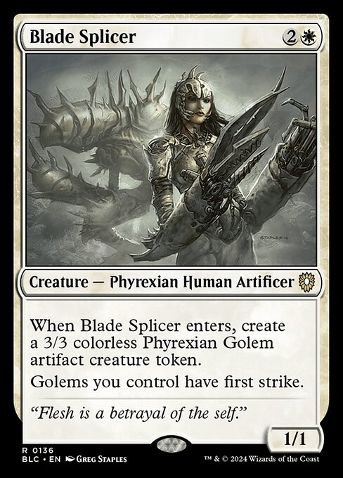 Blade Splicer (Bloomburrow Commander #136)