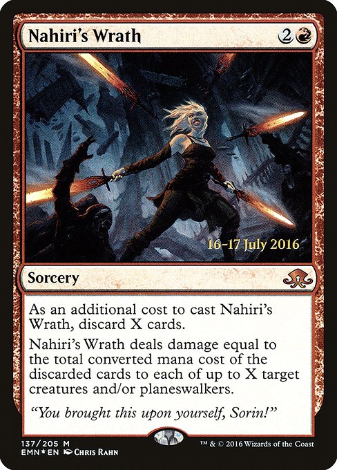 Nahiri's Wrath (Eldritch Moon Promos #137s)