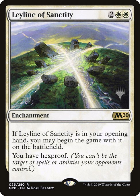 Leyline of Sanctity (Core Set 2020 Promos #26p)