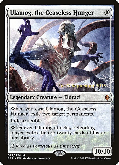 Ulamog, the Ceaseless Hunger card image