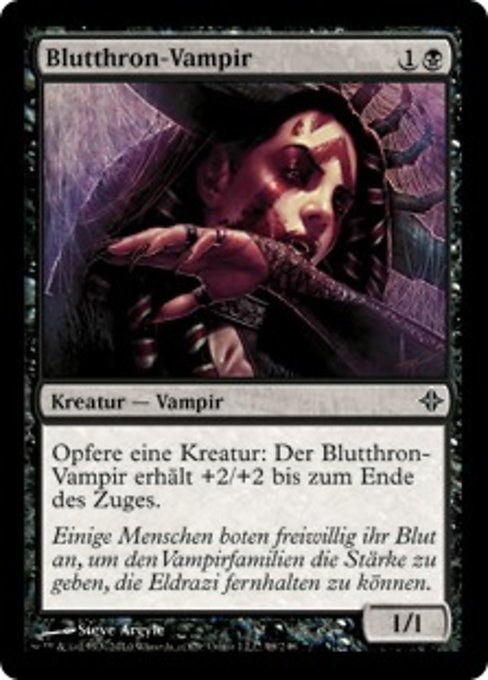 Blutthron-Vampir