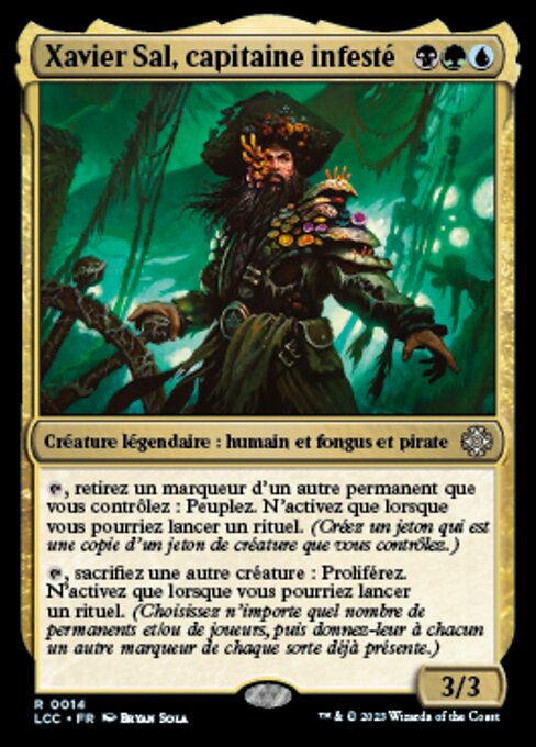 Xavier Sal, Infested Captain (The Lost Caverns of Ixalan Commander #14)