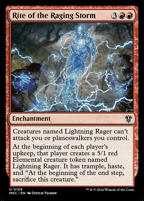Rite of the Raging Storm (mkc) 159 Rite of the Raging Storm (mkc) 159