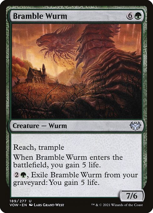 Bramble Wurm (Innistrad: Crimson Vow)