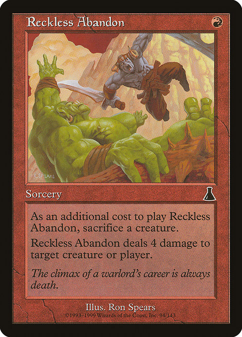 Reckless Abandon card image