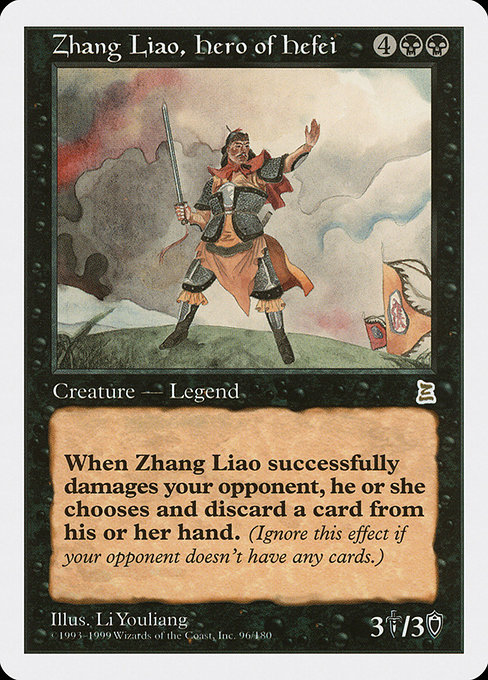 Zhang Liao, Hero of Hefei card image