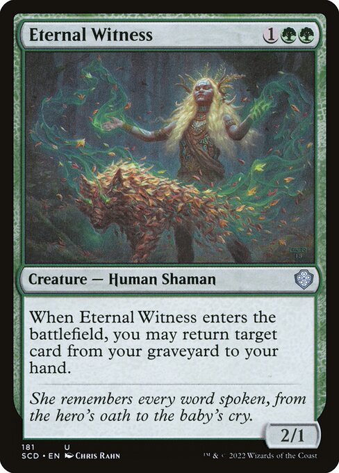 Eternal Witness (Starter Commander Decks #181)