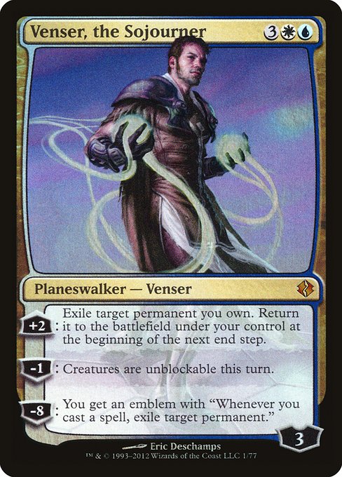 Venser, the Sojourner card image