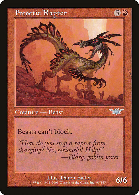 Frenetic Raptor card image
