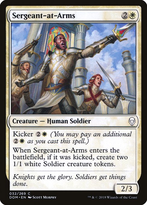 Sergeant-at-Arms (Dominaria #32)
