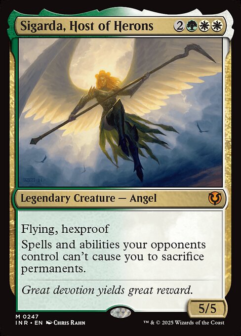 Sigarda, Host of Herons card