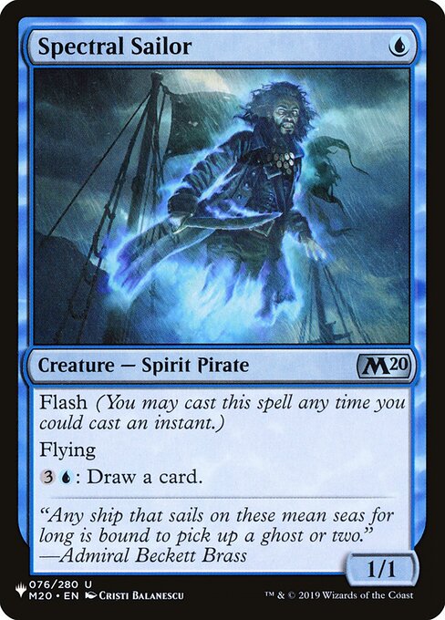 Marin spectral|Spectral Sailor