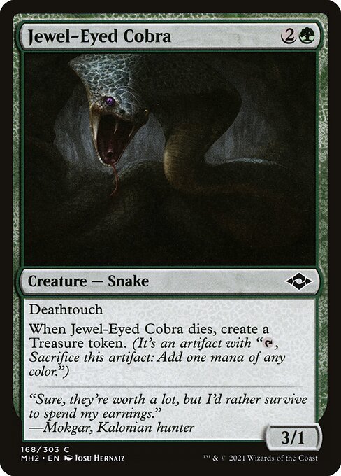 Jewel-Eyed Cobra (Modern Horizons 2 #168)