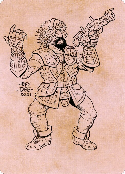 Jan Jansen, Chaos Crafter // Jan Jansen, Chaos Crafter (Battle for Baldur's Gate Art Series #66)