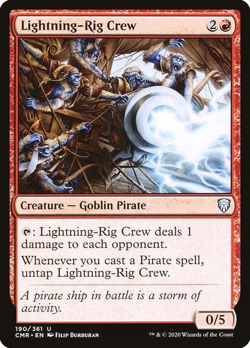 Lightning-Rig Crew (Commander Legends #190)
