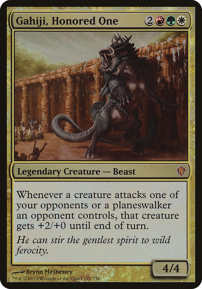 Gahiji, Honored One (Commander 2013 Oversized #191)