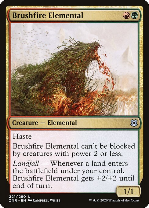Brushfire Elemental (Zendikar Rising #221)