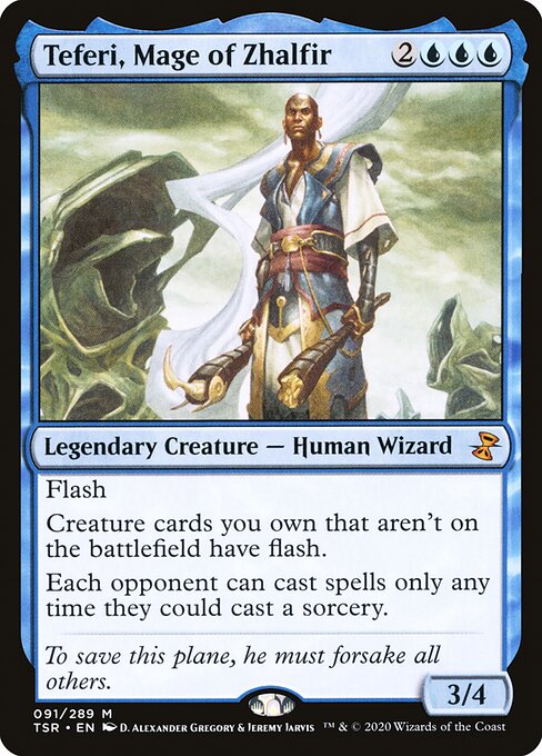 Teferi, Mage of Zhalfir (tsr) 91