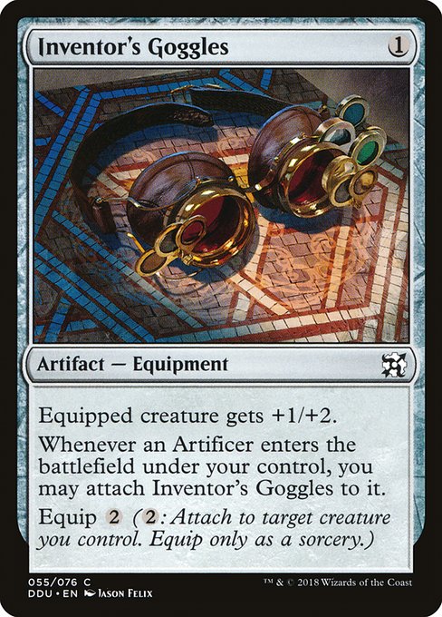 Inventor's Goggles (Duel Decks: Elves vs. Inventors #55)