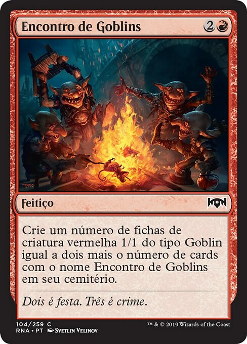 Goblin Gathering (Ravnica Allegiance #104)
