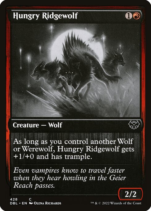 Hungry Ridgewolf (Innistrad: Double Feature #428)