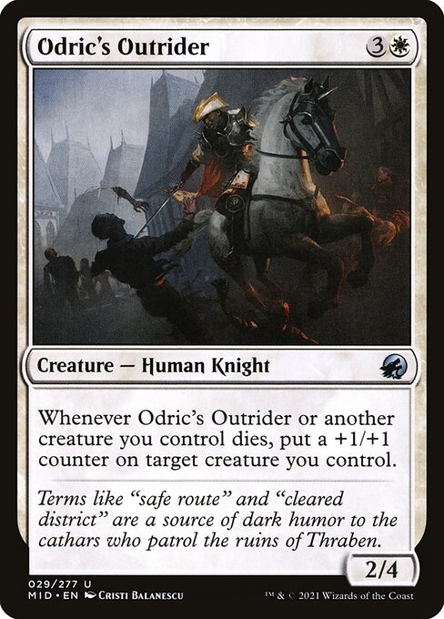 Cavalier d'Odric|Odric's Outrider