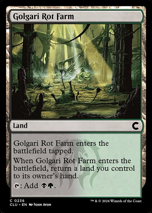 Golgari Rot Farm (clu) 236