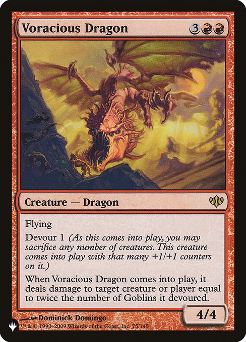 Voracious Dragon (The List #158)