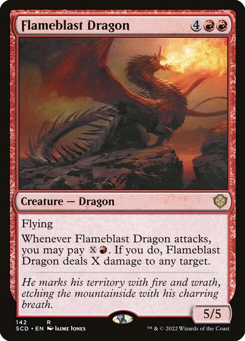 Flameblast Dragon (Starter Commander Decks #142)