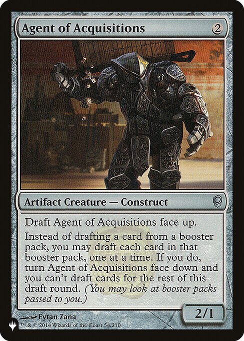 Agent of Acquisitions (The List)