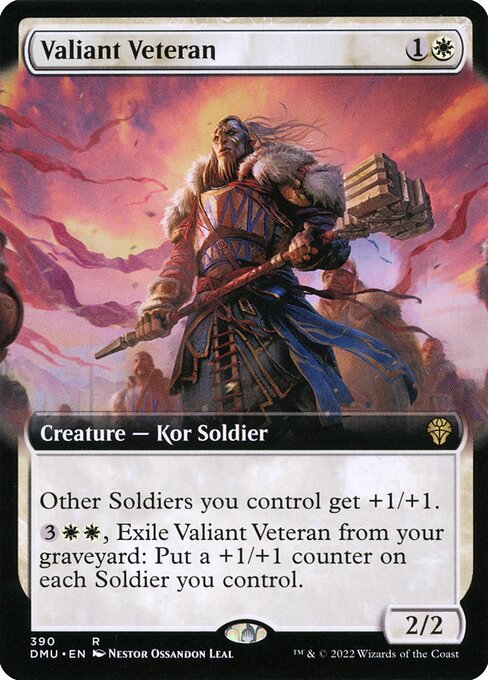 Valiant Veteran (Dominaria United #390)