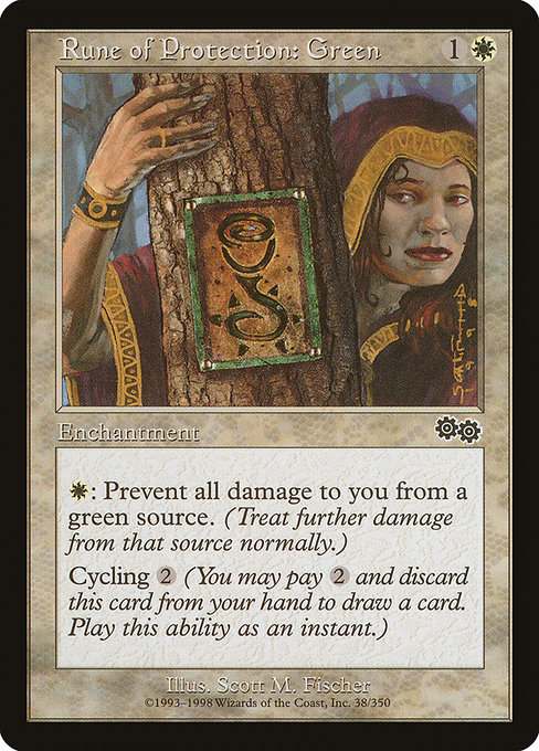 Rune of Protection: Green (Urza's Saga #38)