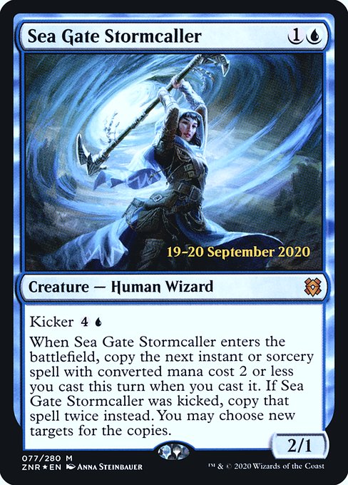 Sea Gate Stormcaller (Zendikar Rising Promos #77s)