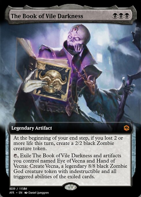 The Book of Vile Darkness (Magic Online Promos #92694)