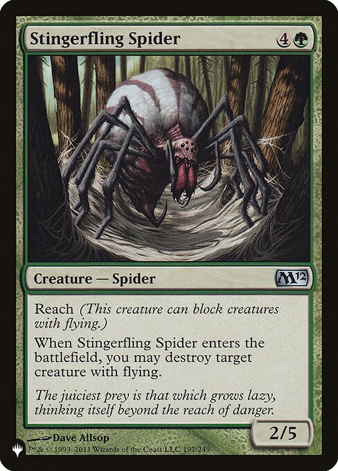 Stingerfling Spider (The List)