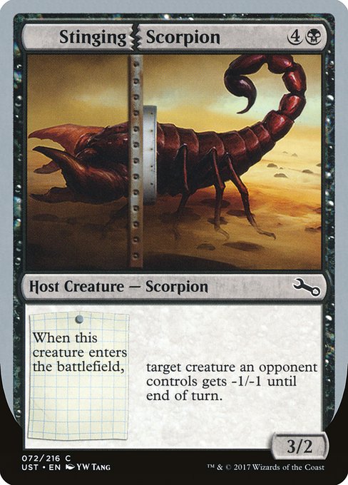 Stinging Scorpion (Unstable #72)
