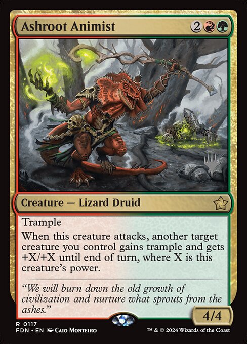 Ashroot Animist (Foundations Promos #117p)