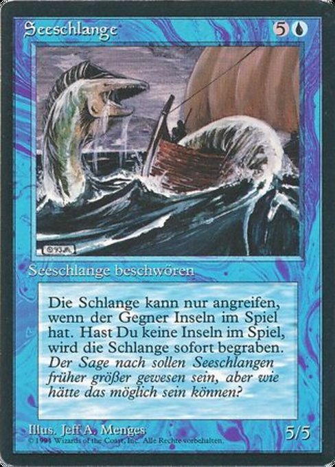 Sea Serpent (Foreign Black Border #78)