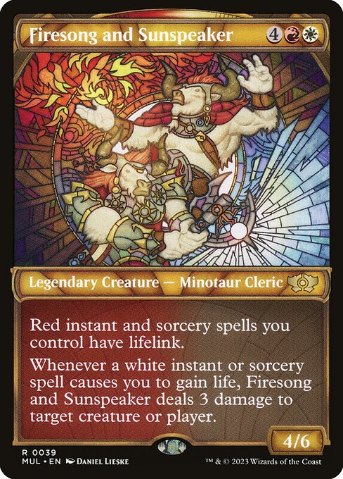 Firesong and Sunspeaker card image