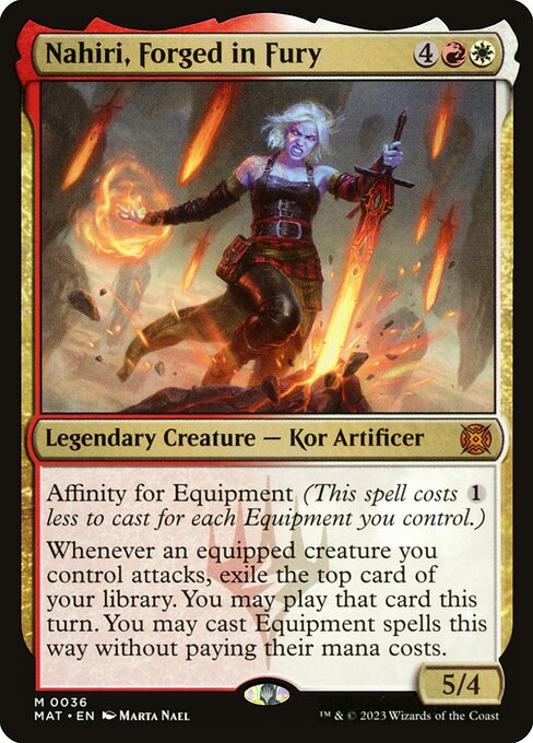 Nahiri, Forged in Fury (mat) 36 Nahiri, Forged in Fury (mat) 36