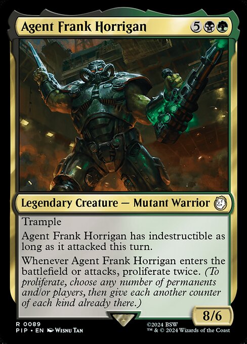 Agent Frank Horrigan (pip) 89 Agent Frank Horrigan (pip) 89