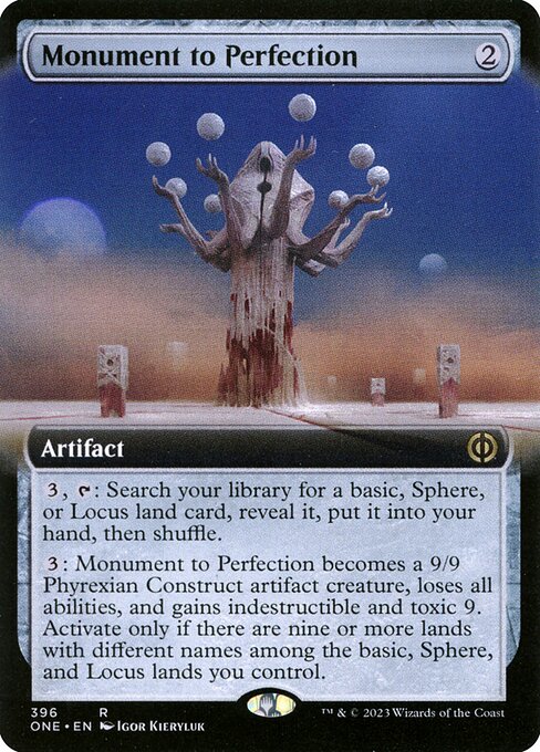 Monument to Perfection (Phyrexia: All Will Be One #396)