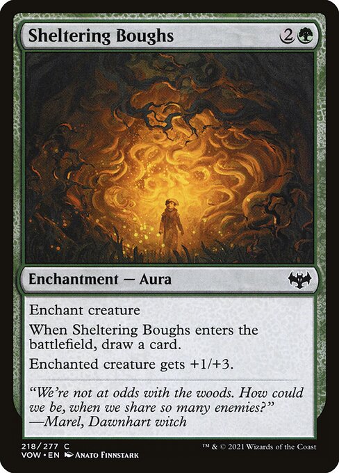 Sheltering Boughs (Innistrad: Crimson Vow #218)
