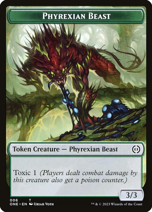 Phyrexian Beast (Phyrexia: All Will Be One Tokens #6)