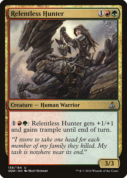 Relentless Hunter (Oath of the Gatewatch #158)