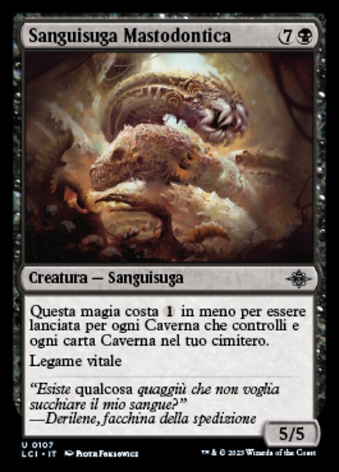 Gargantuan Leech (The Lost Caverns of Ixalan #107)