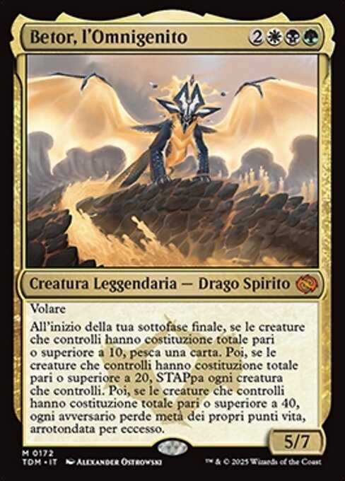 Betor, l'Omnigenito