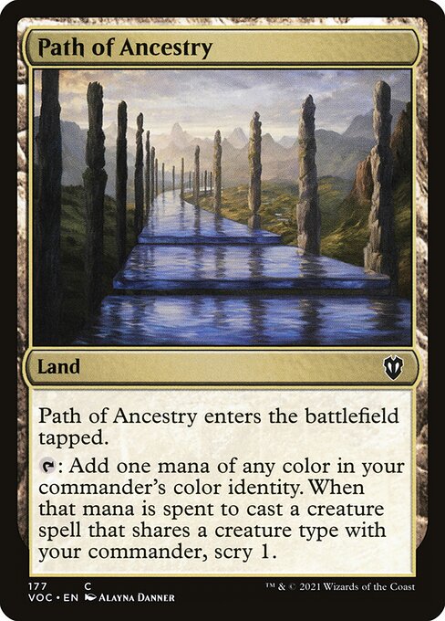 Path of Ancestry (Crimson Vow Commander #177)